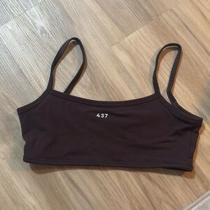 437 BROWN SPORTS BRA